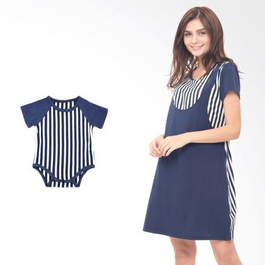 Mooimom Boy Straight Stripe Sling D ... il Menyusui & Anak - Navy