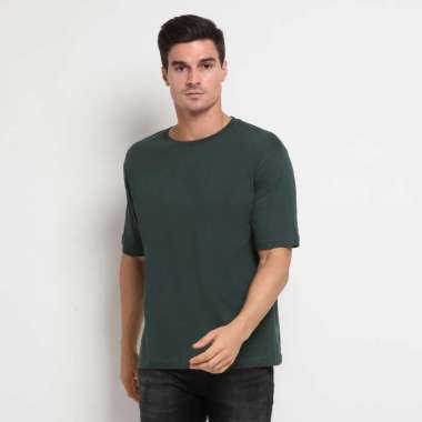 RBJ T-shirt Cotton Polos Oversized Pria Pine Groove M