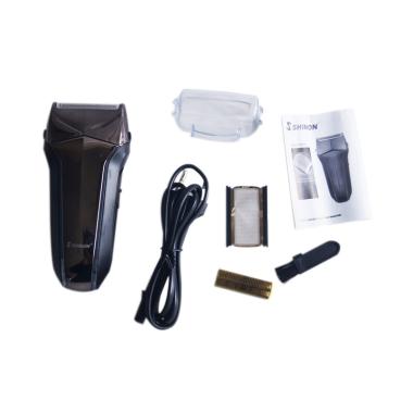 Shinon SH7070 Rechargeable Shaver Cukuran Jenggot dan Kumis - Hitam