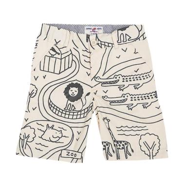 Jumma Kids The Zoo Chino Celana Anak - Creme