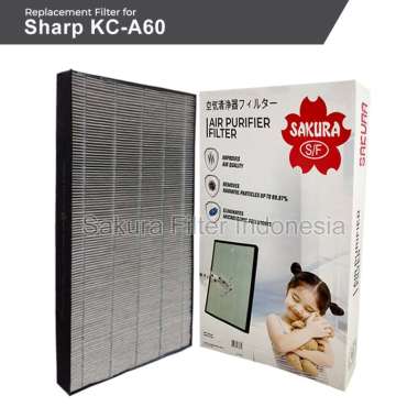 Sakura APC-79360 Replacement Filter Air Purifier Sharp KC-A60