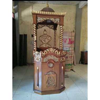 Mimbar masjid/mimbar masjid kayu jati/masjid/furniture Jepara