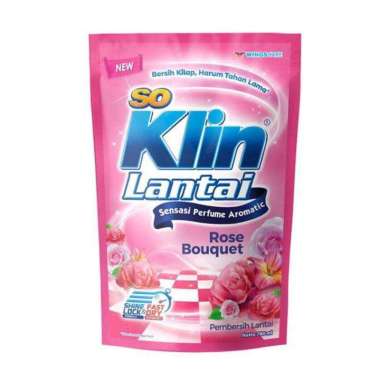 soklin pembersih lantai 780 ml rose pink
