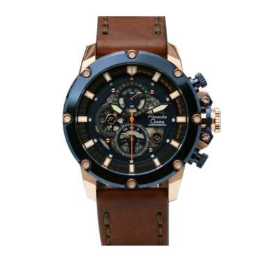 Alexandre Christie AC 6564 MCLURBU Blue Rose Gold