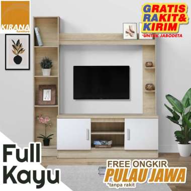 Kirana Lemari Meja TV - Buffet TV - Rak TV Florida SC WG sonoma cream