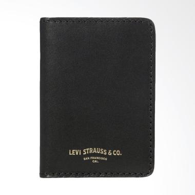 Levi's 37541-0063 Hyde Folding Card Case Dompet Pria - Black