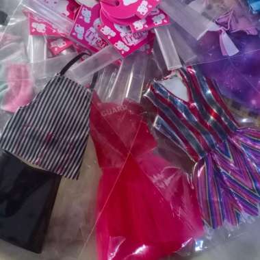 Paket 10 Baju Barbie Untuk Barbie Ori Random