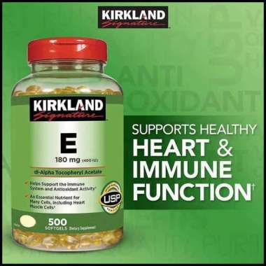 Kirkland Signature 400 IU Vitamin E [500 Softgels]