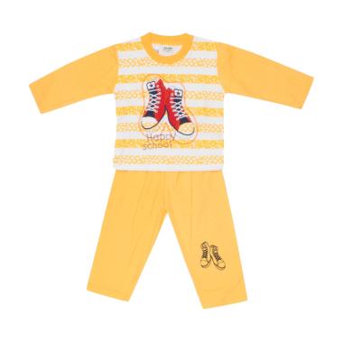 TOMPEGE TP-55021 Setelan Piyama Anak Laki-Laki - Kuning