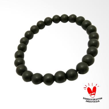 Vee Giok Unisex Gelang - Hitam Doff [8 mm] Hitam