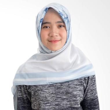Tiffany Kenanga Printing Satin Hermes Angelina Frozen Ylang Hijab Segiempat