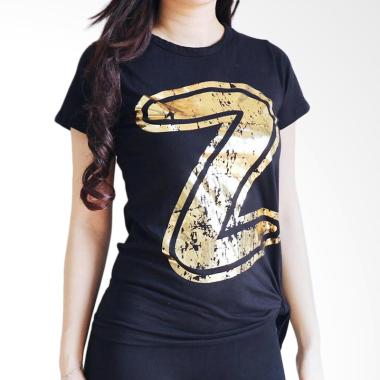 Mom Zumba Z-Tee Bow Baju Senam Wanita - Black