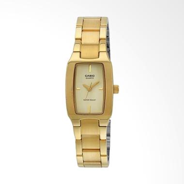 CASIO LTP-1165N-9CRDF Rectangle Sha ... Jam Tangan Wanita - Gold