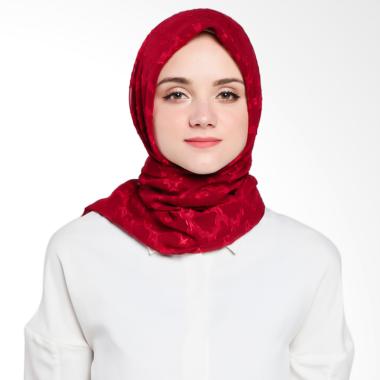 Rauza Rauza Terra Midi Square Jilbab Segiempat - Maroon