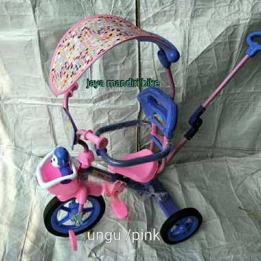 Sepeda anak roda 3 pmb dorongan stir, payung