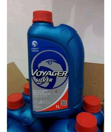 Adnoc Voyager Silver Semi Synthetic Sintetik Sintetic Motor Mobil Oil 4T 10W40 API SL Toyota Honda M