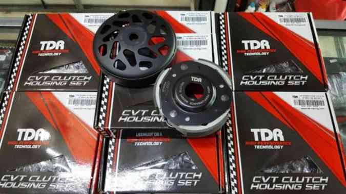 Paket Set Original TDR Racing kampas Ganda Carbon Kevlar per tatakan Mangkok CVT Clutch yamaha nmax 