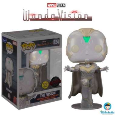 Funko POP! WandaVision - The Vision White Glow in the Dark [Exclusive]