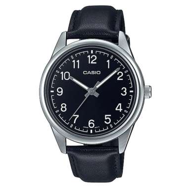 CASIO MTP-V005L-1B4UDF / 2B4UDF / 7B4UDF - Jam Tangan Pria - Kulit- MTP-V005L-1B4 / 2B4 / 7B4 - Dial