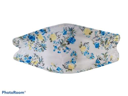 Masker Dewasa KF94 Flower Motif AO 4 Ply