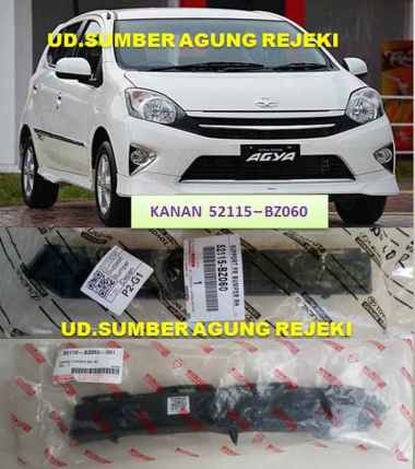 Toyota Genuine Parts Braket Bumper Depan Agya Dan Breket Bumper Depan Agya Ayla - Kanan