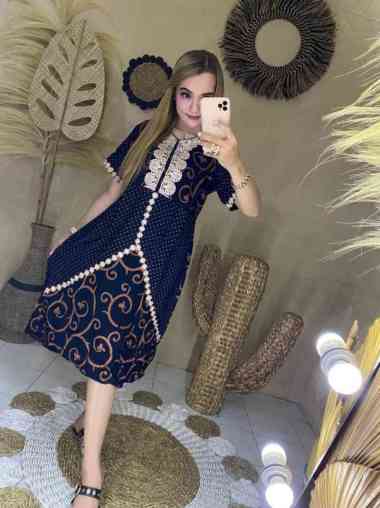 DASTER ARAB RENDA CAMELIA IMPORT / DASTER BUSUI / DASTER RENDA MURAH HITAM