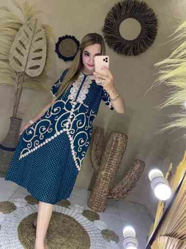 DASTER ARAB RENDA CAMELIA IMPORT / DASTER BUSUI / DASTER RENDA MURAH HIJAU