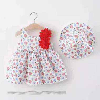 ASCA - DRESS TOPI BERMOTIF ANAK PEREMPUAN LUCU IMPORT 12