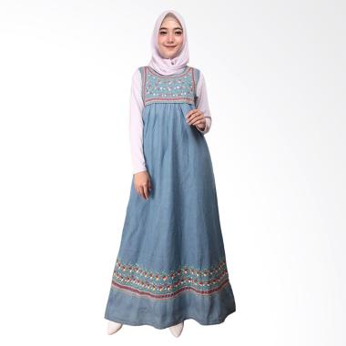 Adore Gamis Jeans TL 491673 Light Blue