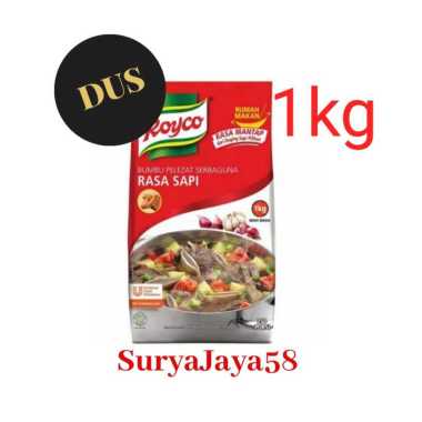 Royco Sapi 1kg (1Dus isi 6pcs) | penguat rasa micin royco sapi | Royco rasa sapi| Royco bumbu peleza
