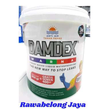 Damdex Warna Waterproofing/Pelapis Anti Bocor 800 gr Cairan + 400 gr Semen Primer