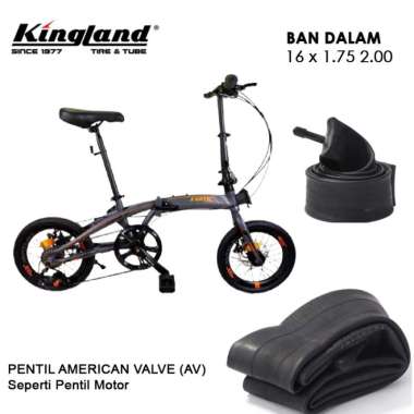 Ban Dalam Sepeda KINGLAND 16 x 1.75 - 2.00 AV Ban dalam 16 x 175 - 200