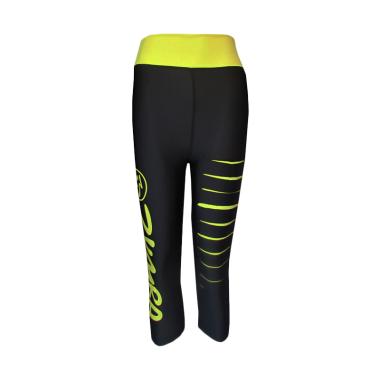 Rainy Collections 3/4 Celana Senam Zumba Wanita - Kuning