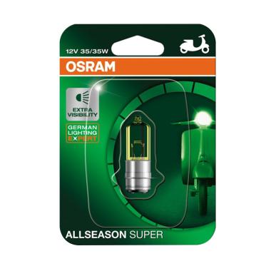 OSRAM 62337ALS All Season Super Bohlam Lampu Depan Motor for Suzuki Satria F 115 2016-On