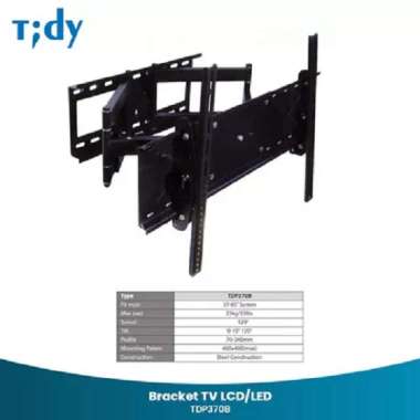 Tidy Bracket TV LCD/ LED TDP370B 32 - 65 Inch Hitam