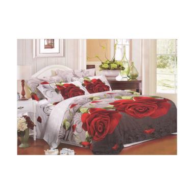 Rieven Motif Big Red Roses Set Sprei