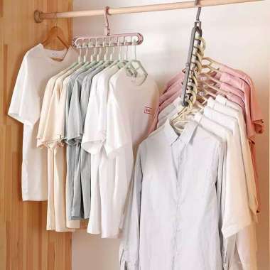 Magic Hanger Gantungan Baju Ajaib Super Rak Gantung Baju Multifungsi
