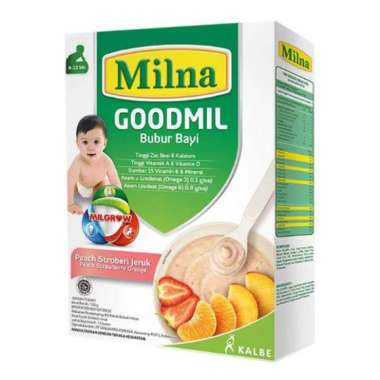 Milna goodmil peach strw jrk 120gr box