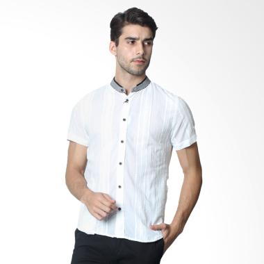 Manzone Fakelondon YAAR Baju Koko Pria - White