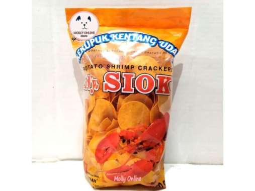 NY. SIOK KERUPUK KENTANG UDANG 450GR PAK