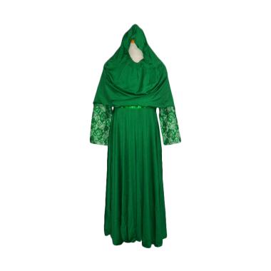 VERINA BABY Brukat Gamis Anak Plus Kerudung - Hijau