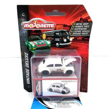 Majorette 1:64 Vintage Deluxe Volkswagen Beetle Racing
