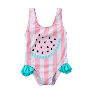 Abby Baby Watermelon Swimwear Baju Renang Anak - Baby Pink
