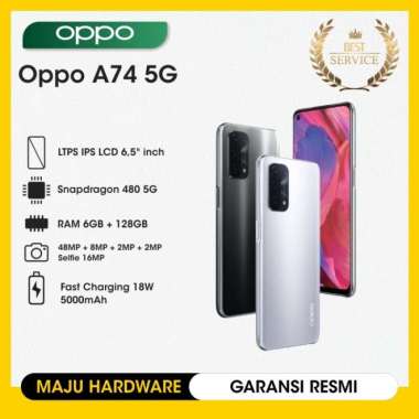 OPPO A74 5G Ram 6/128GB - Garansi Resmi
