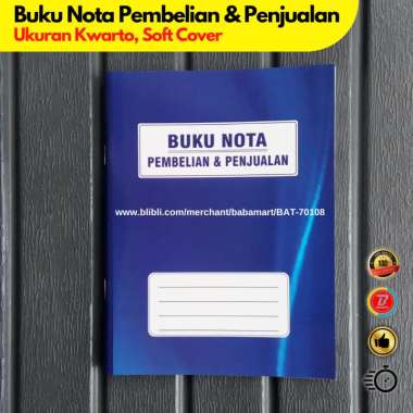 BUKU NOTA PEMBELIAN & PENJUALAN UKURAN KWARTO SOFT COVER