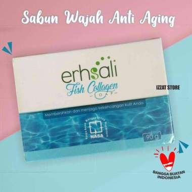 Erhsali Fish Collagen - Erhsali Sabun Nasa - sabun muka nasa original - sabun muka facial wash - sab