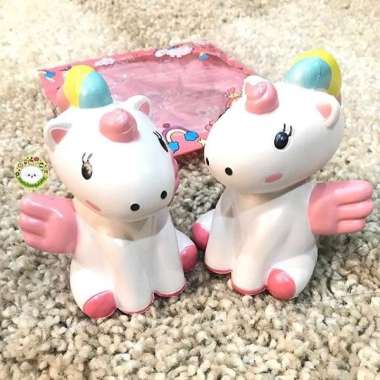 WAWAII UNICORN ORIGINAL SQUISHY - rainbow ori ibloom galaxy slow soft