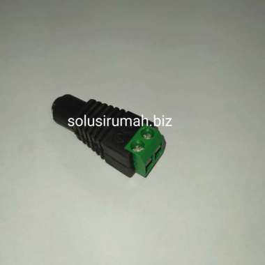 sambungan connector adaptor 12v 12 v ke listrik konektor jack jek fema