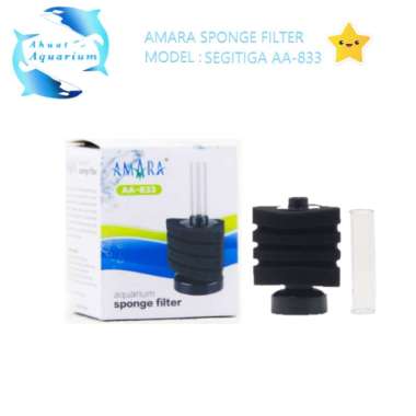 BIO FOAM FILTER AQUARIUM AMARA AA 833 | SPONGE FILTER | BIOFOAM MINI| BIO FILTER
