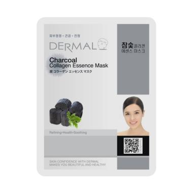 Dermal Charcoal Collagen Essence Masker Wajah